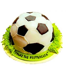 Football Cake (Fondant Cake)